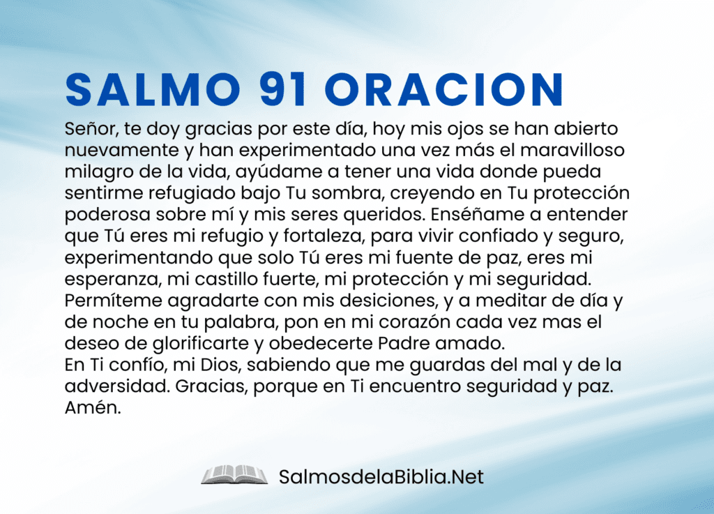 SALMO 91 ORACION