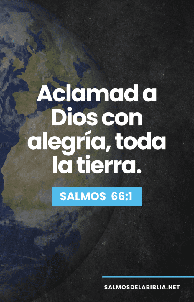 aclamad a Dios con alegria